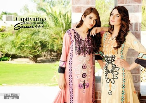 Sitara Swiss Brosha Embroidered Collection 2014 Sitara Swiis Brosha Dresses